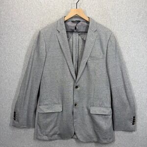 Brooks Brothers 1818 Milano Dondi Jersey Sport Coat 42L Blue Houndstooth Blazer